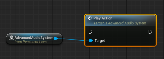 Level blueprint with Play Action event